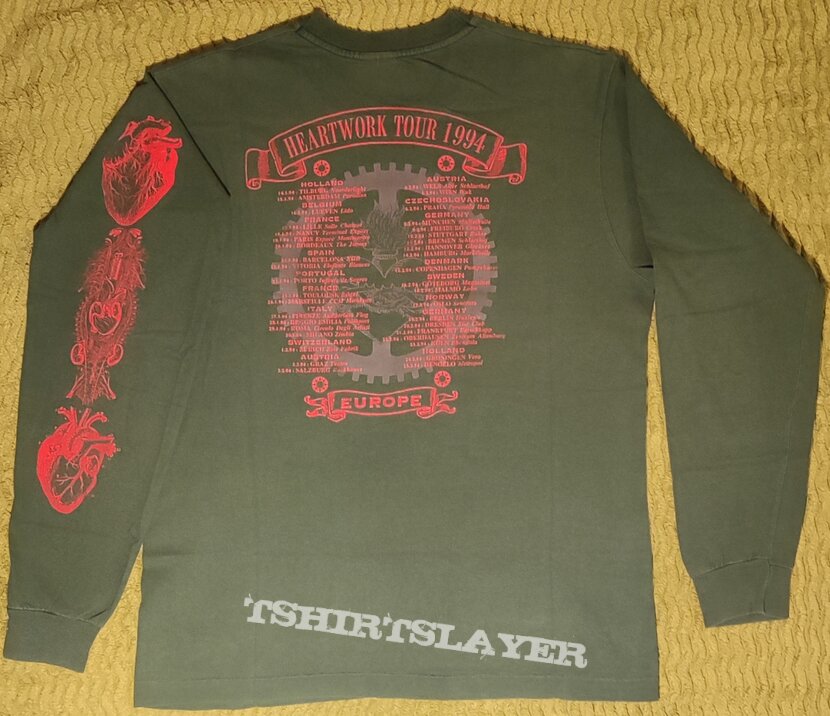 Carcass - Heartwork Tour Europe 1994 - Longsleeve | TShirtSlayer