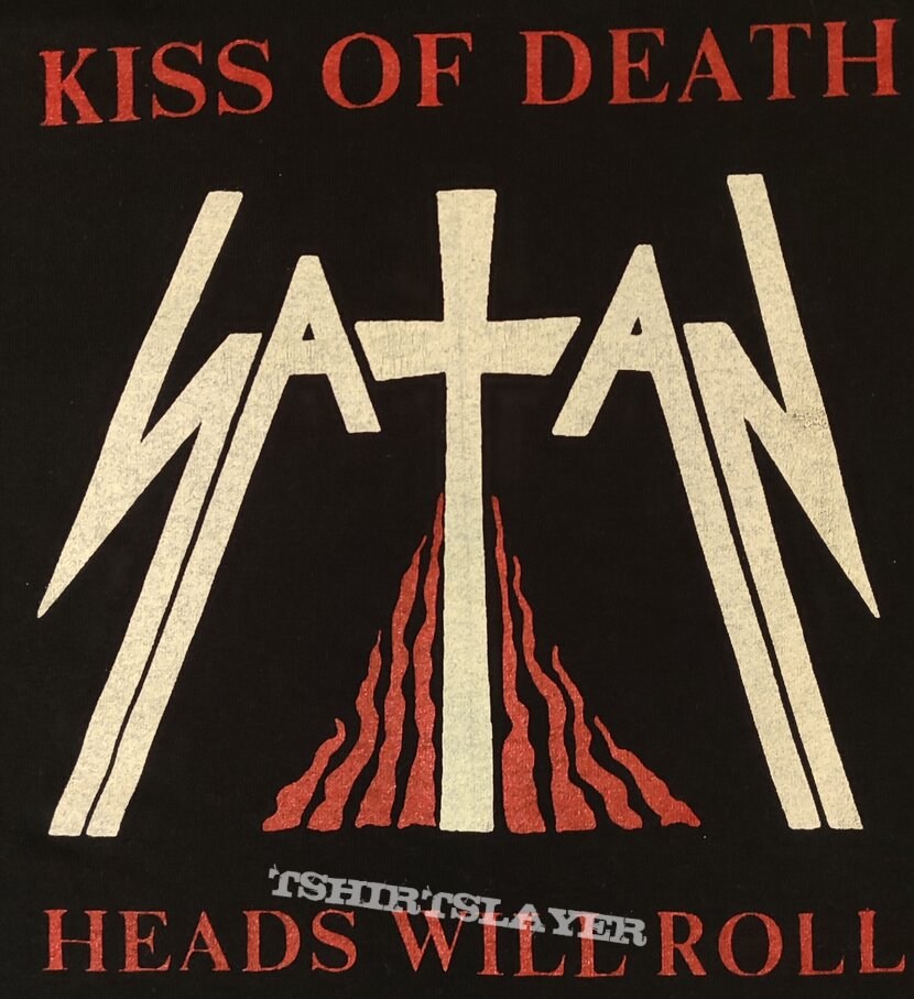 Satan ‎- Kiss Of Death - T-Shirt