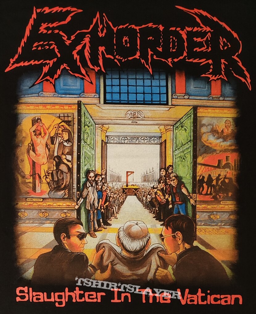 Exhorder - Slaughter In The Vatican - T-Shirt onesided