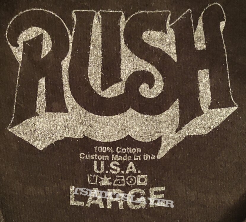 Rush - North American Tour 1976 - T-Shirt Reprint | TShirtSlayer TShirt and  BattleJacket Gallery | T-Shirts