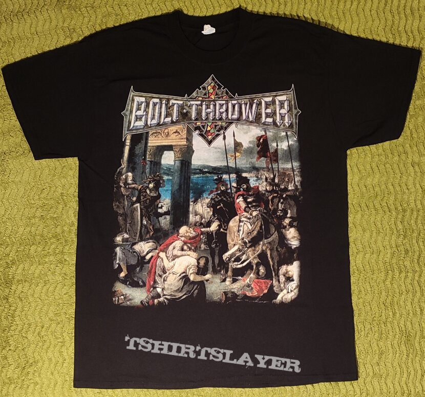 Bolt Thrower - World Crusade Europe 1993 - T-Shirt Reprint | TShirtSlayer  TShirt and BattleJacket Gallery