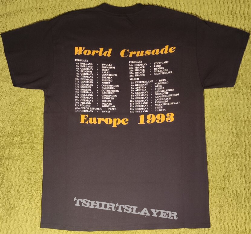 Bolt Thrower - World Crusade Europe 1993 - T-Shirt Reprint