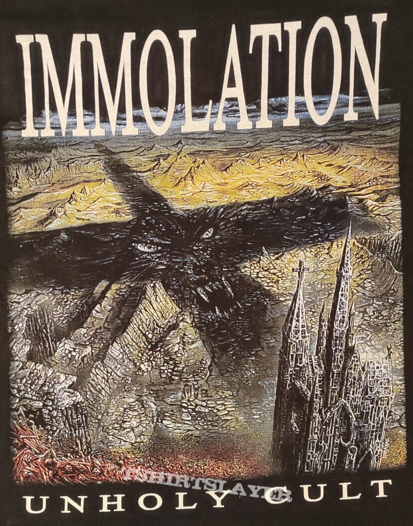 Immolation - Unholy Cult / Rival The Eminent Tour 2002 - T-Shirt 2002 Immolation - Unholy Cult / Rival The Eminent Tour 2002 - T-Shirt 2002