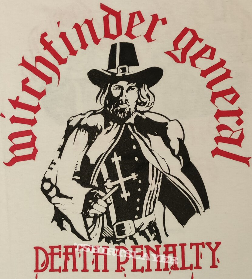 Witchfinder General - Death Penalty - T-Shirt BACKSIDE! | TShirtSlayer  TShirt and BattleJacket Gallery