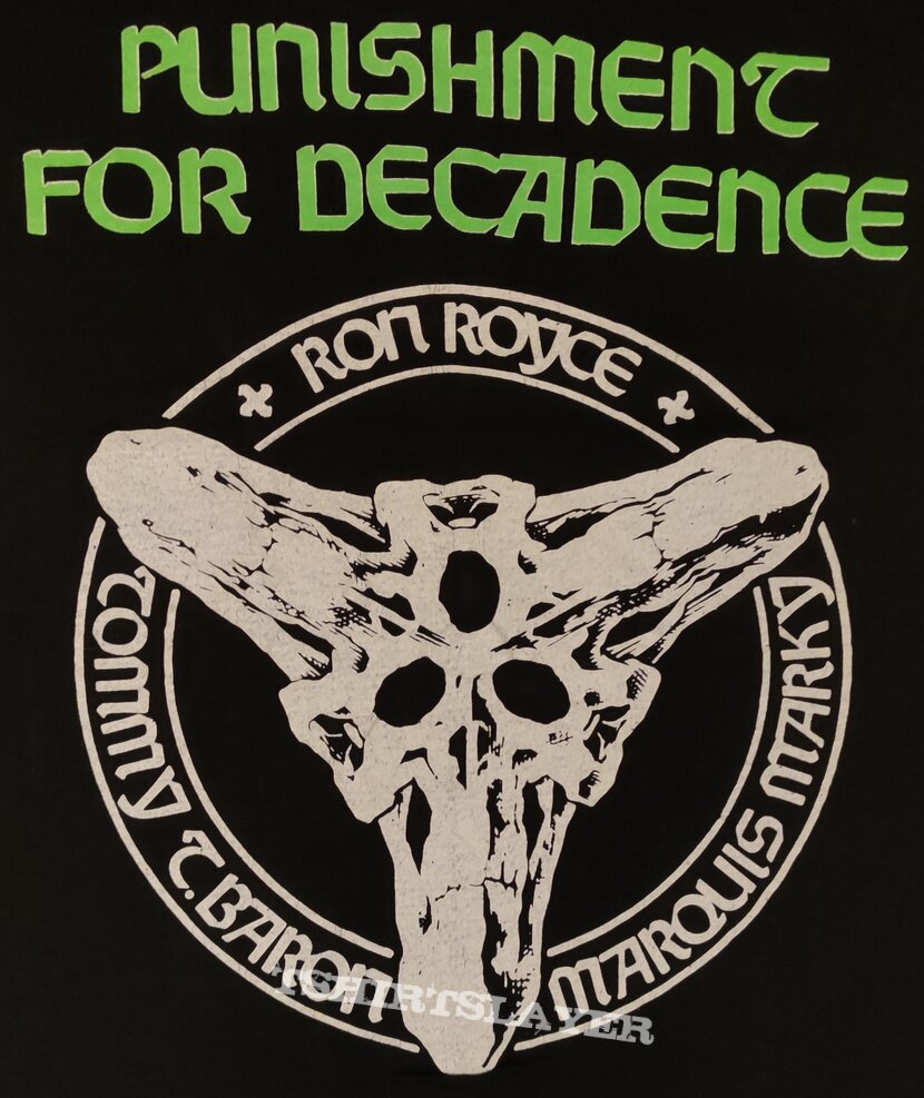 Coroner - Punishment For Decadence - T-Shirt 