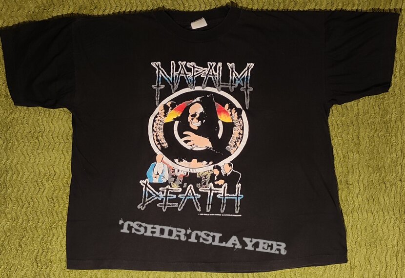 Napalm Death - Life? - T-Shirt 1990 | TShirtSlayer TShirt and BattleJacket  Gallery