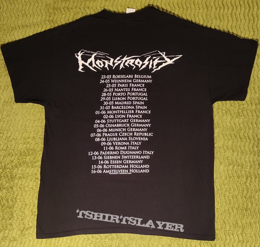 Monstrosity - The Passage Of Existence Tour 2019 - T-Shirt Monstrosity - The Passage Of Existence Tour 2019 - T-Shirt