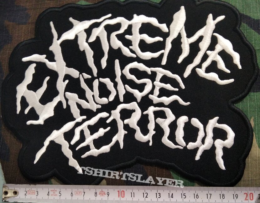 Extreme Noise Terror embroireded back patch