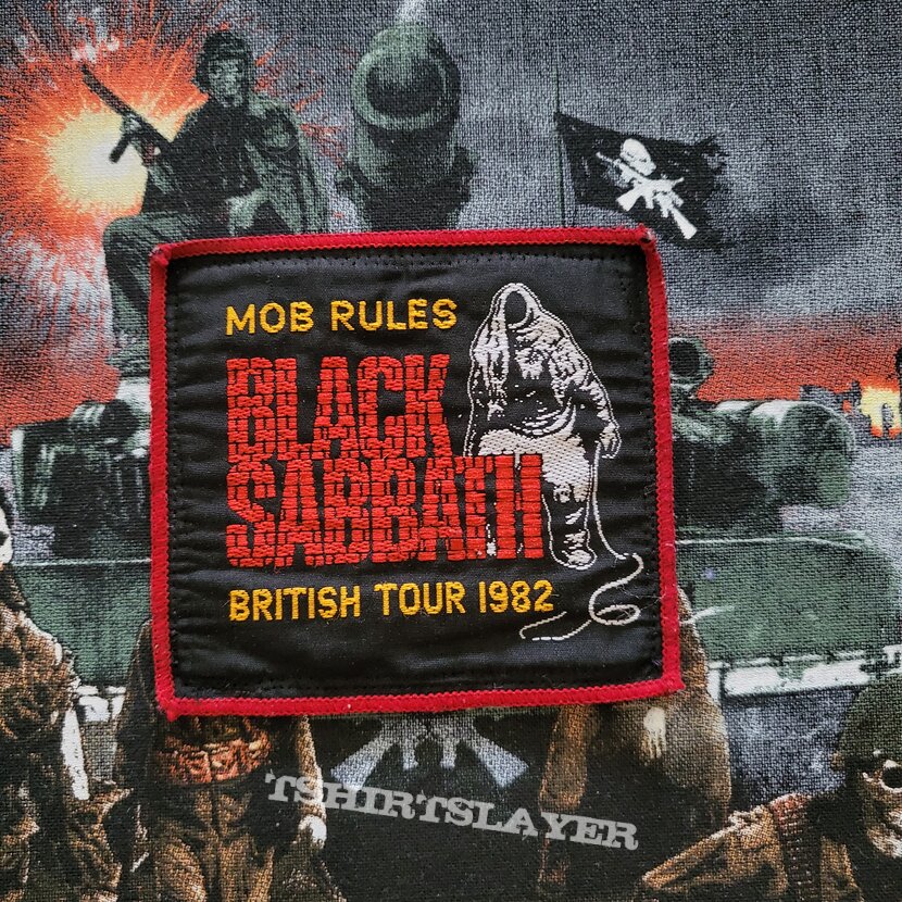 Black Sabbath Mob Rules British Tour 1982