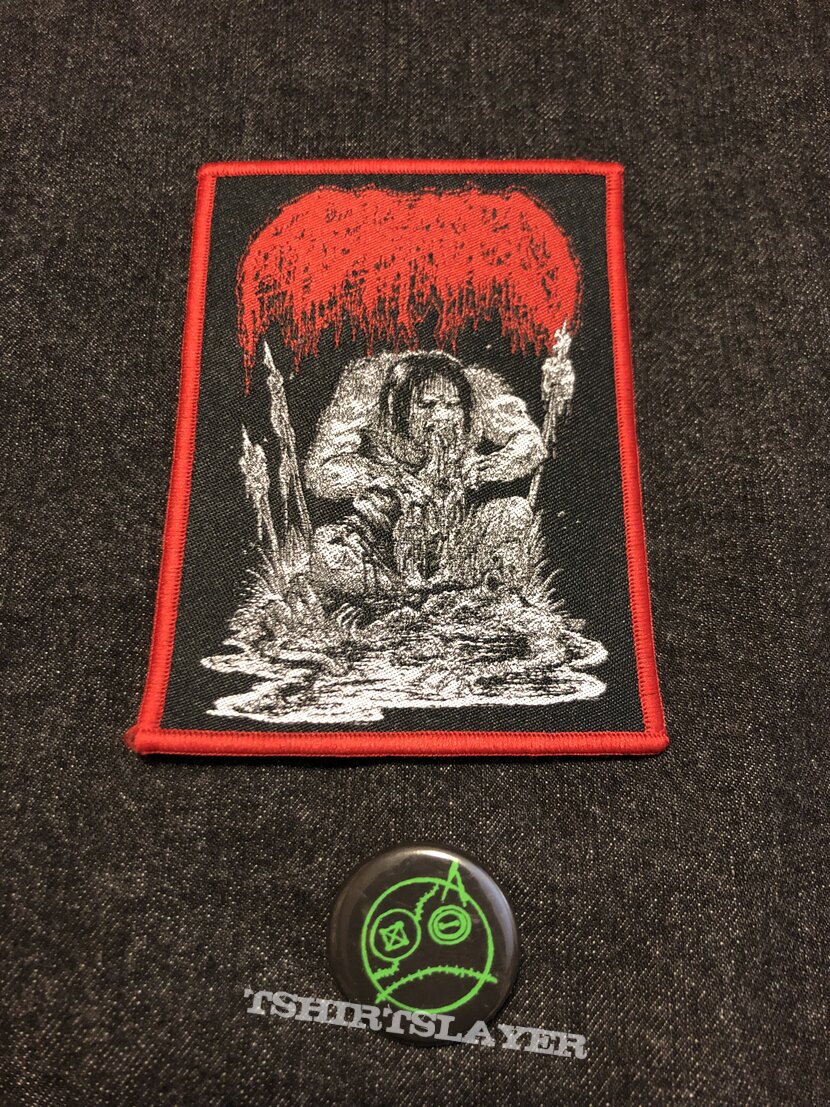 Abraded woven patch