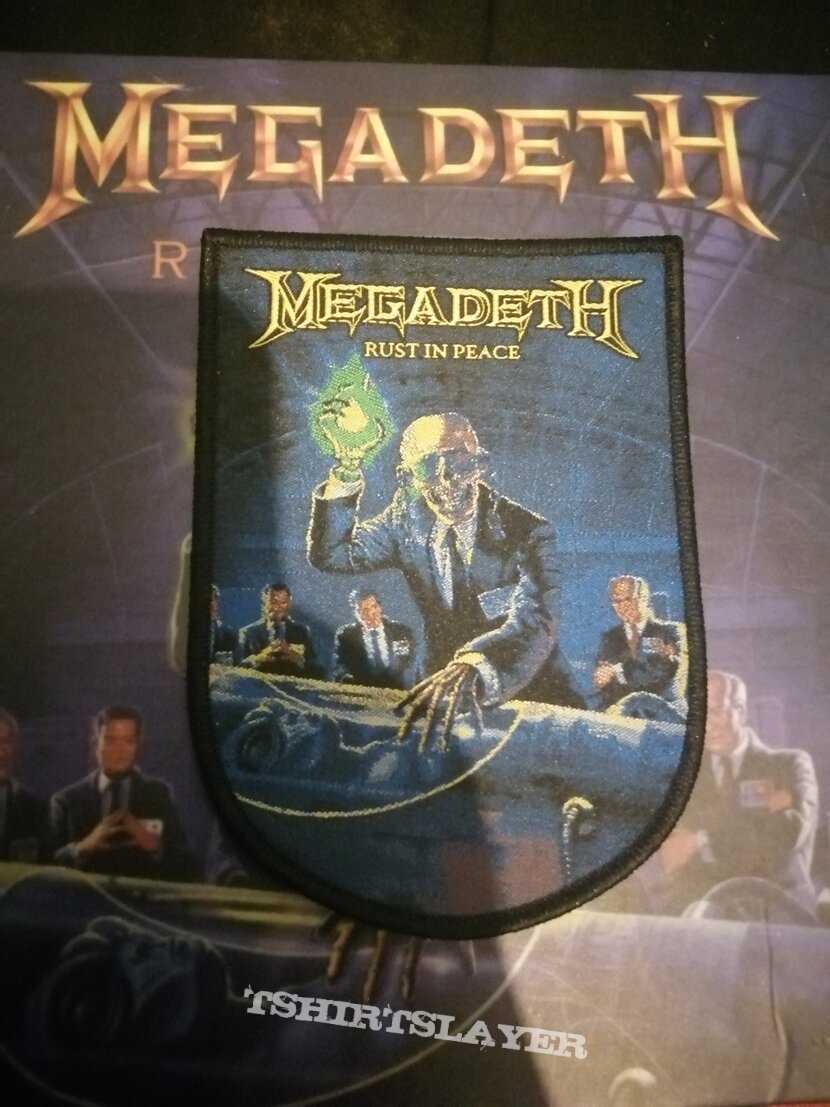 Megadeth Rust In Peace Black Border