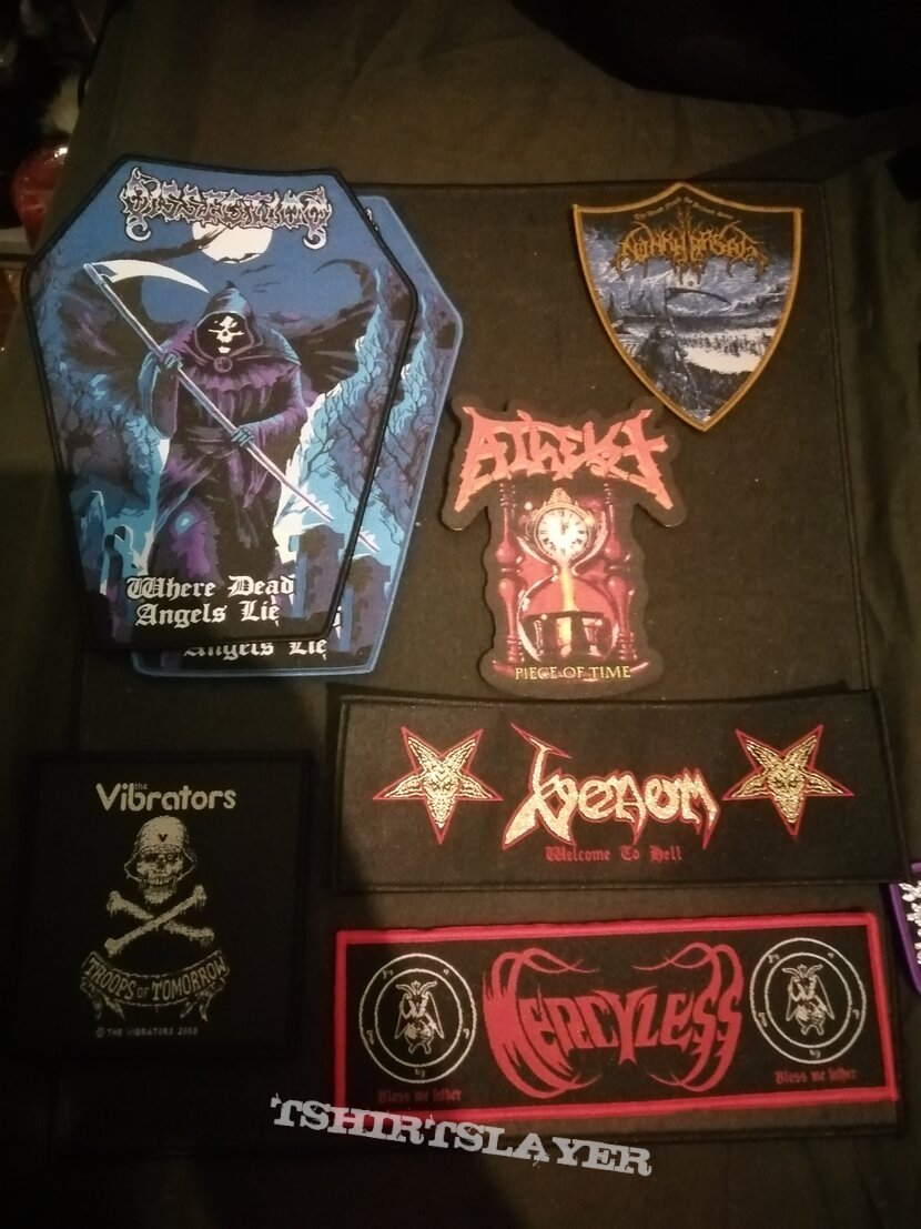 Death Huge selection of small patches. Everything must go. 