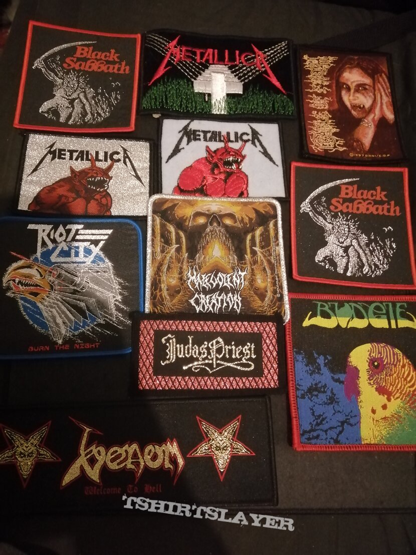 Death Huge selection of small patches. Everything must go. 