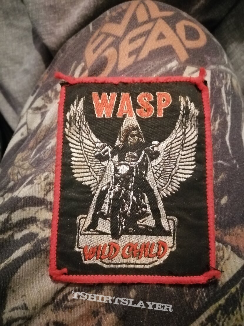 W.A.S.P. Wild child red border 