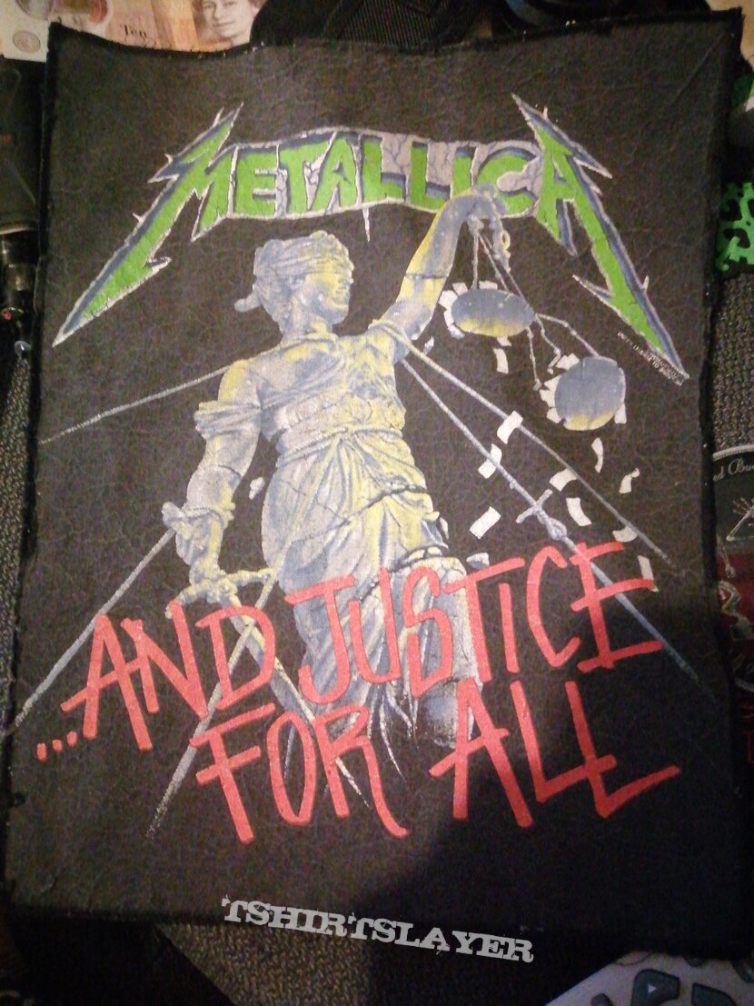 Metallica And Justice For All backpatch 