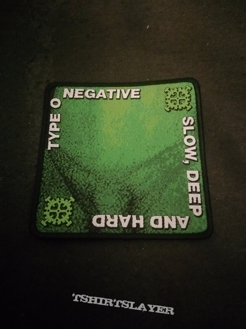 Type O Negative Slow, Deep And Hard Black Border 