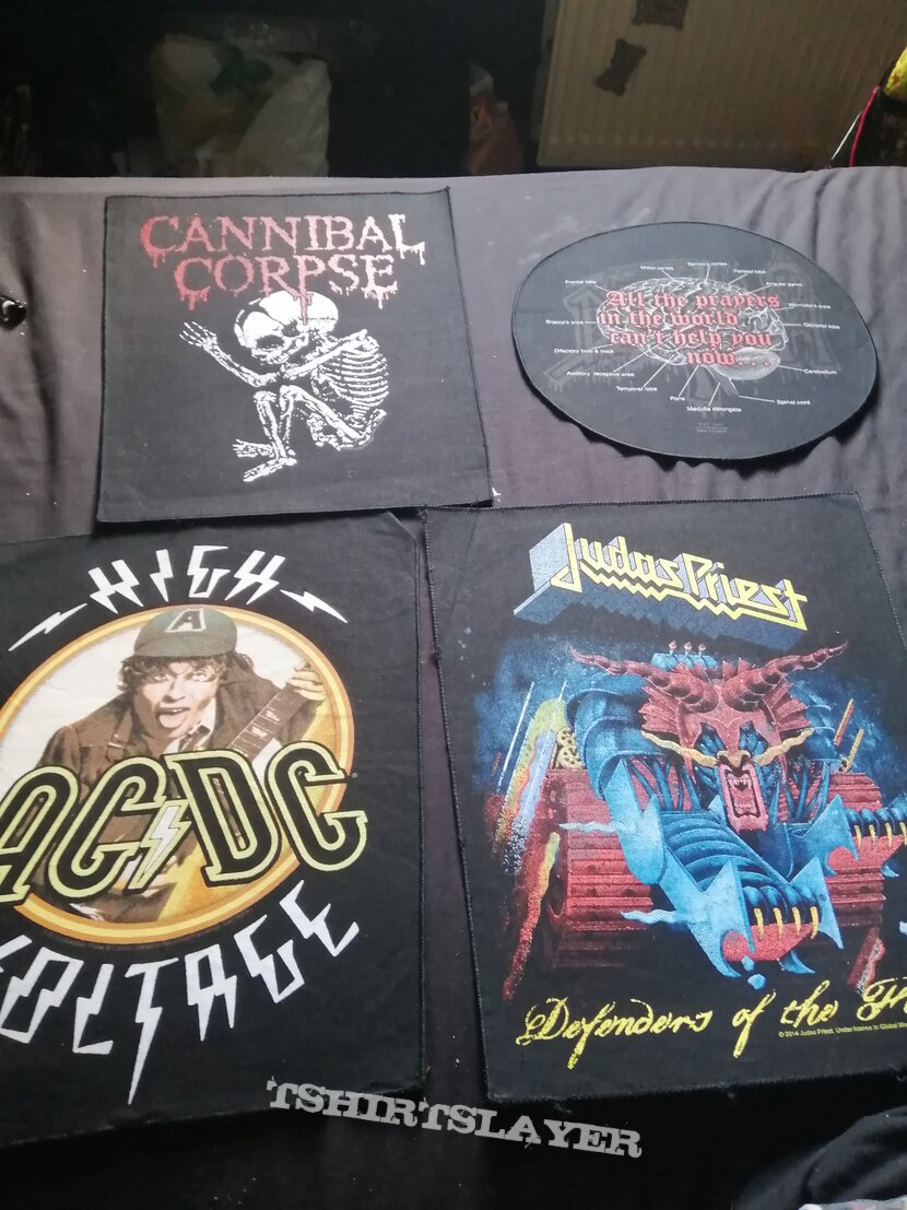 Death Huge lot of 65 old and new backpatches for you