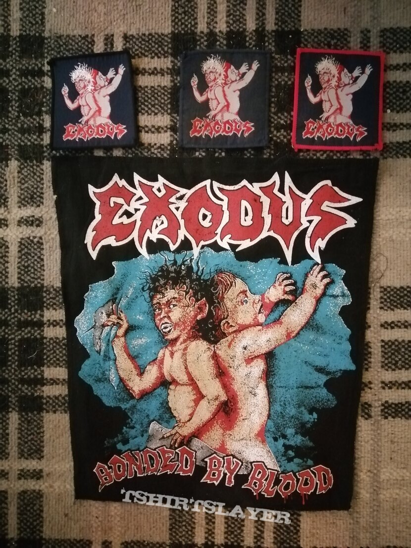 Exodus Bonded By Blood Trilogy &amp; Backpatch