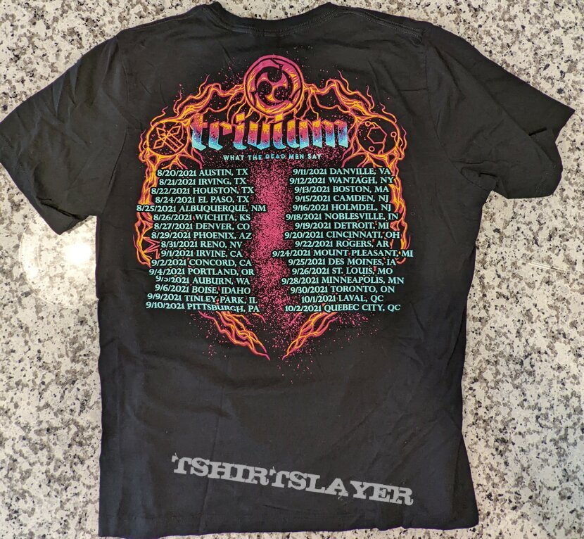 Trivium - 2021 Tour T-Shirt | TShirtSlayer TShirt and BattleJacket Gallery
