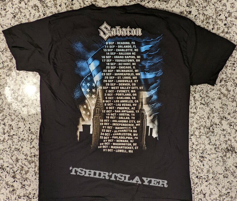 Sabaton - 2021 Tour T-Shirt | TShirtSlayer TShirt and BattleJacket Gallery