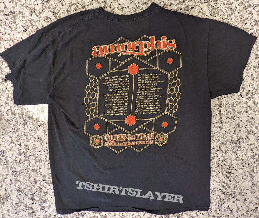 Amorphis - Queen of Time 2018 Tour T-shirt