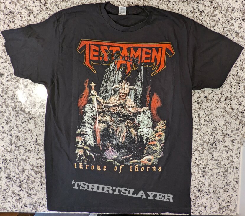 Testament - Throne of Thorns 2022 Tour T-Shirt | TShirtSlayer TShirt ...