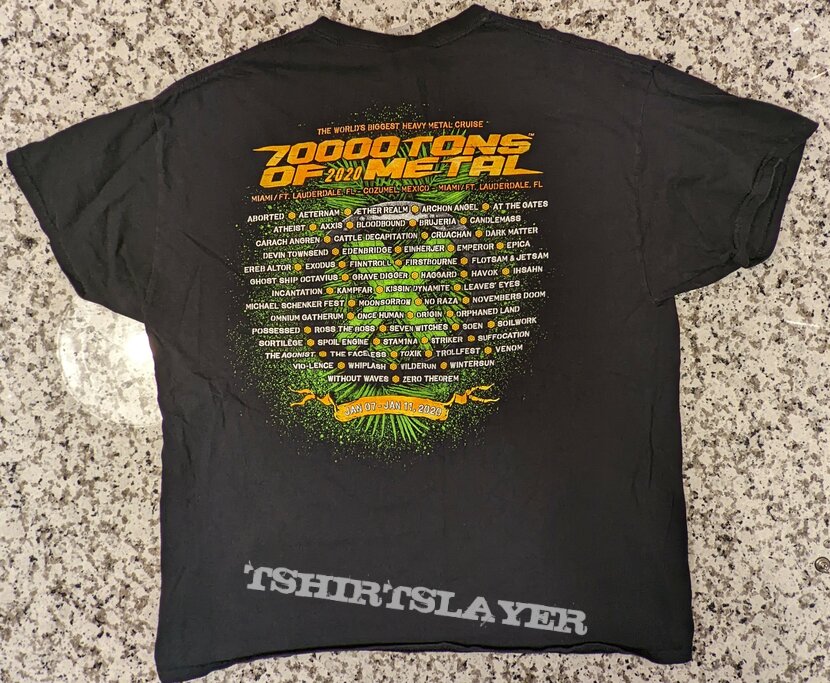 70000tons Of Metal 70,000 Tons of Metal 2020 T-Shirt