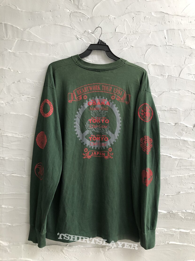 Carcass Heart work Japan Tour 1994 | TShirtSlayer TShirt and