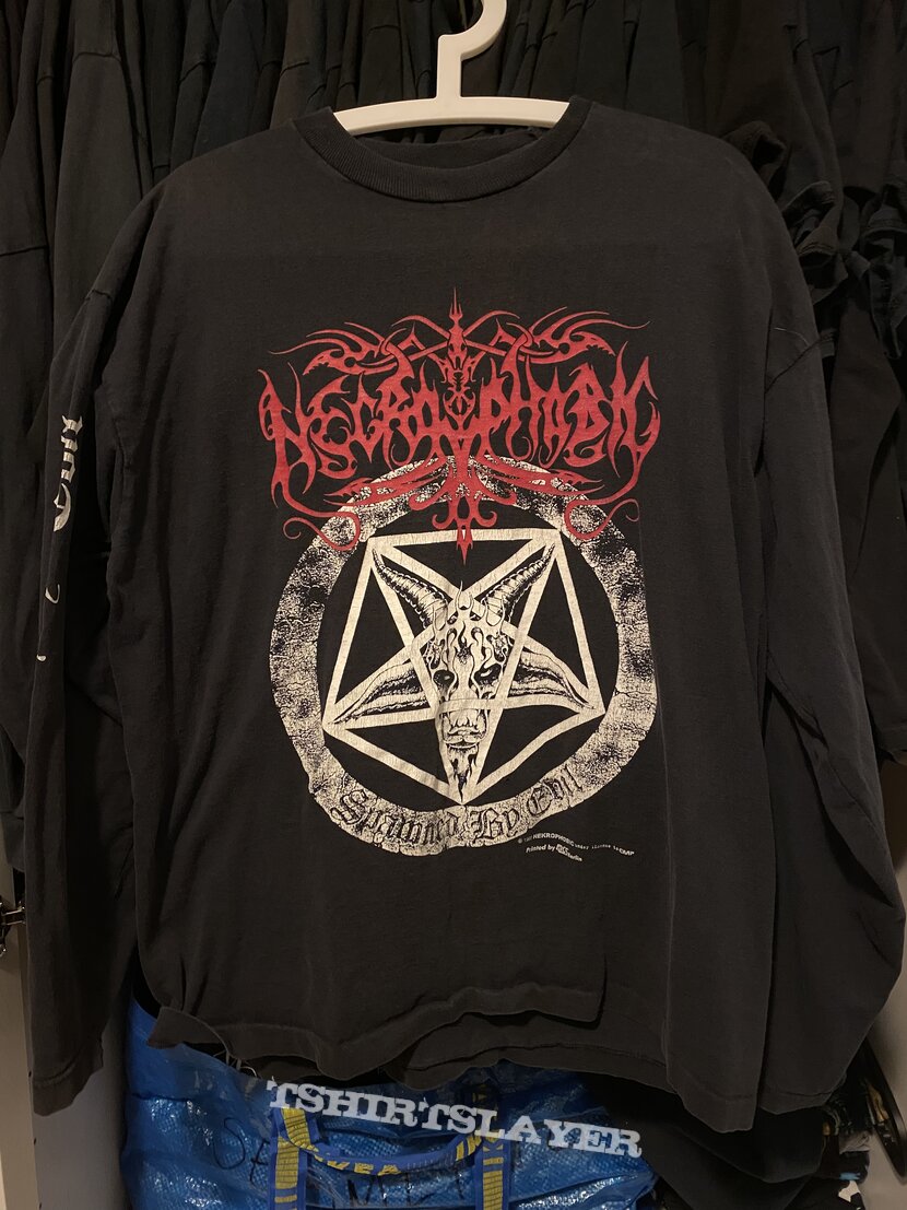 Necrophobic - Spawned By Evil Longsleeve 1996 | TShirtSlayer TShirt and ...
