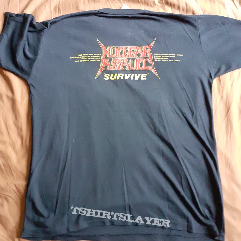 Nuclear Assault survive 1988 shirt