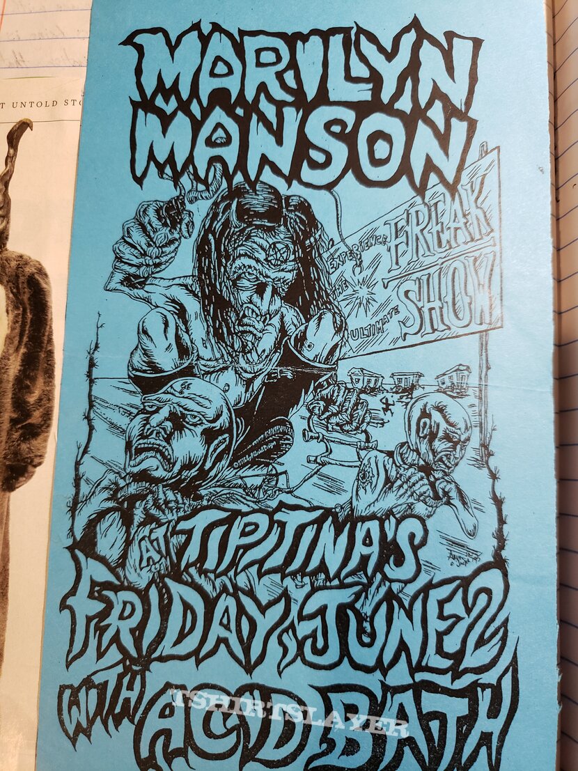 Marilyn Manson, Acid Bath flyer