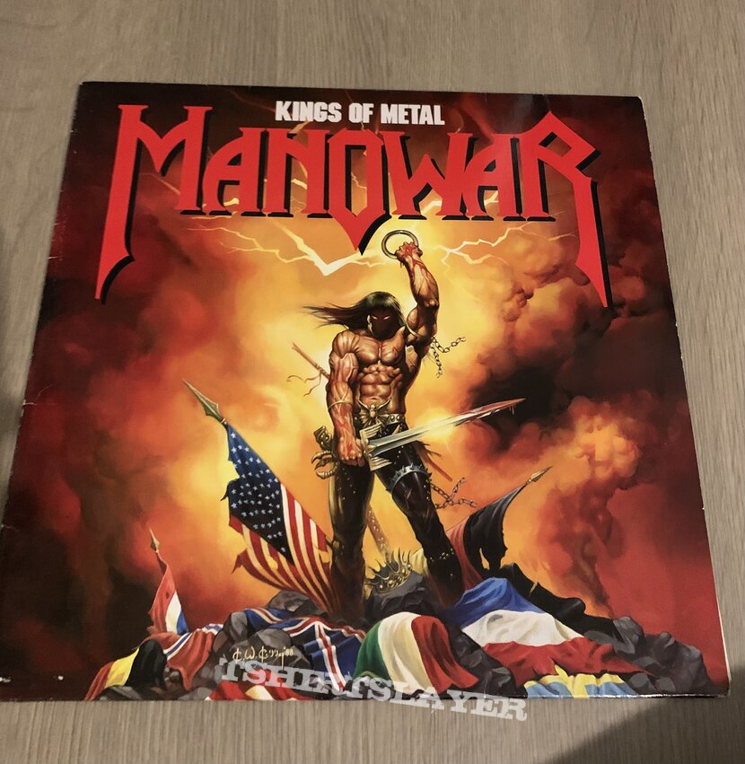 Manowar Kings of Metal 1988 Vinyl 