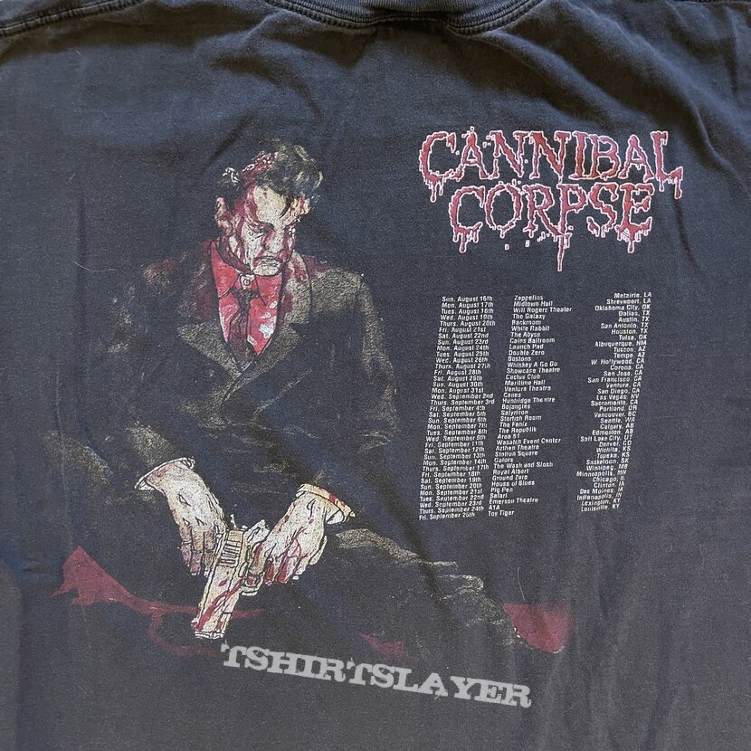 Cannibal Corpse Gallery of Suicide Tour Shirt