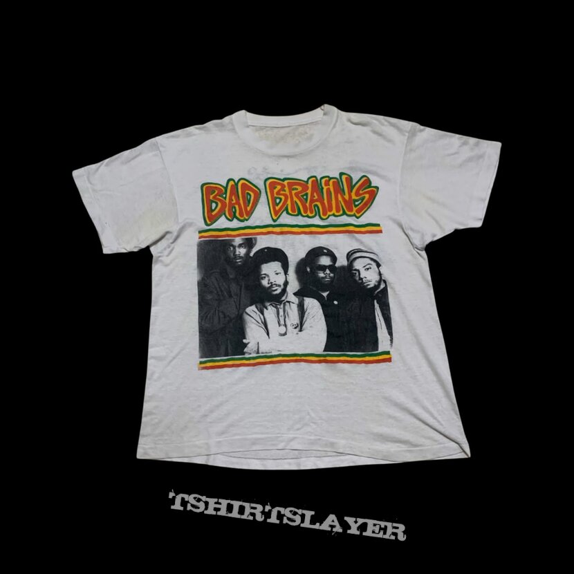 Vintage Bad Brains Punk T-shirt Band Heavy Metal Alternative Rock Reggae  Rock Chuck Mosley Sid Mccray -  Canada