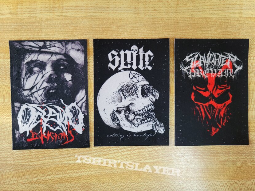 Deathcore Trio of Patches 