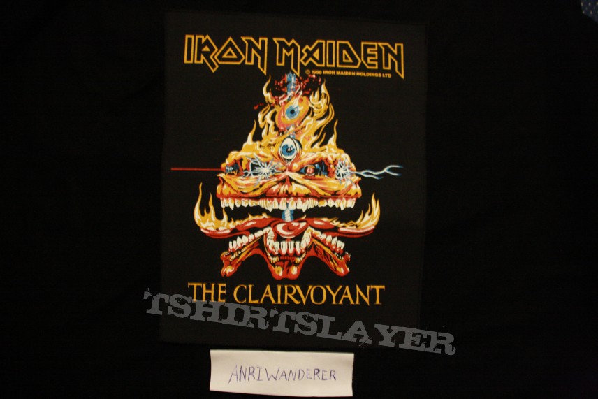 Patch - Iron Maiden - The Clairvoyant Original Backpatch - 1988