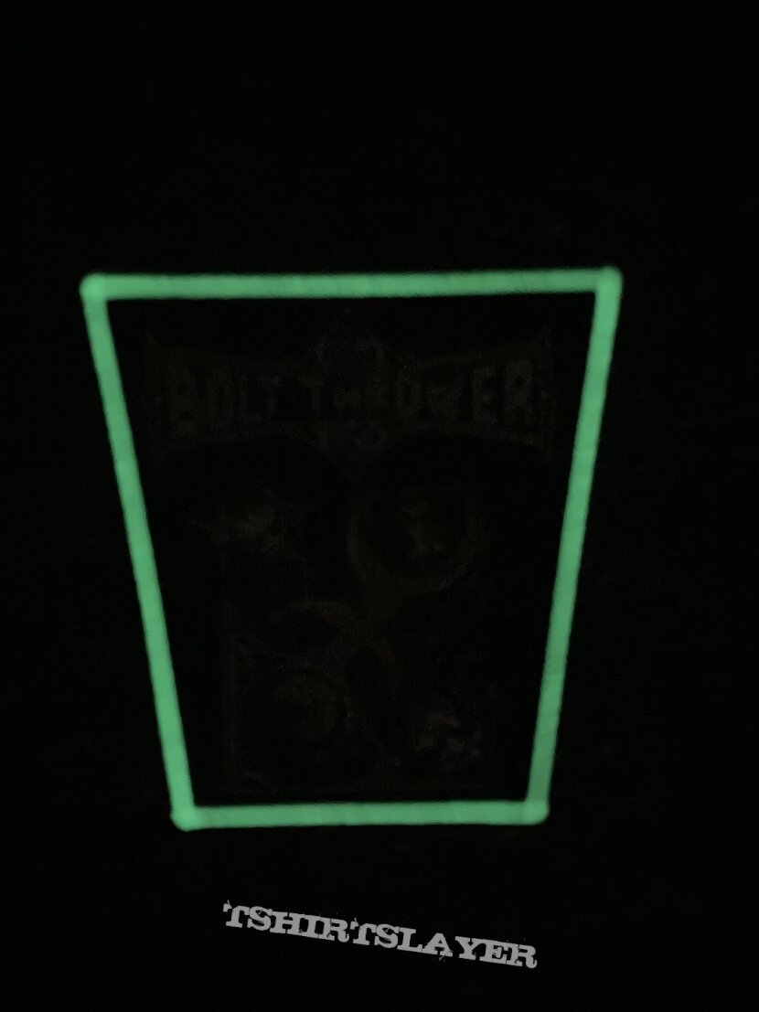 Bolt Thrower Patch White Border Glow-in-the-Dark