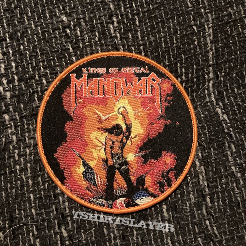 Manowar Kings of Metal Patch Orange Border