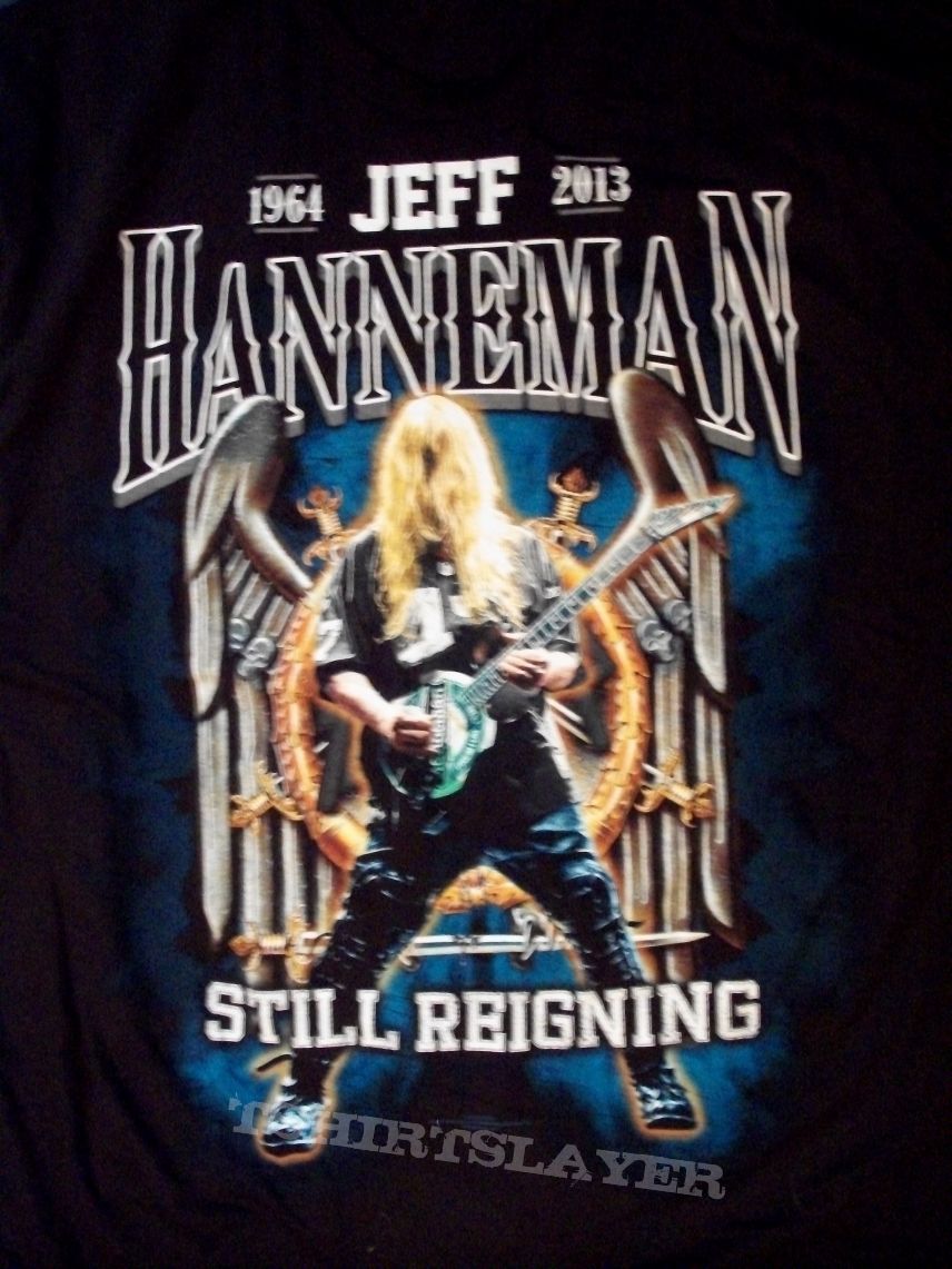 Slayer Jeff Hanneman Memorial Shirt