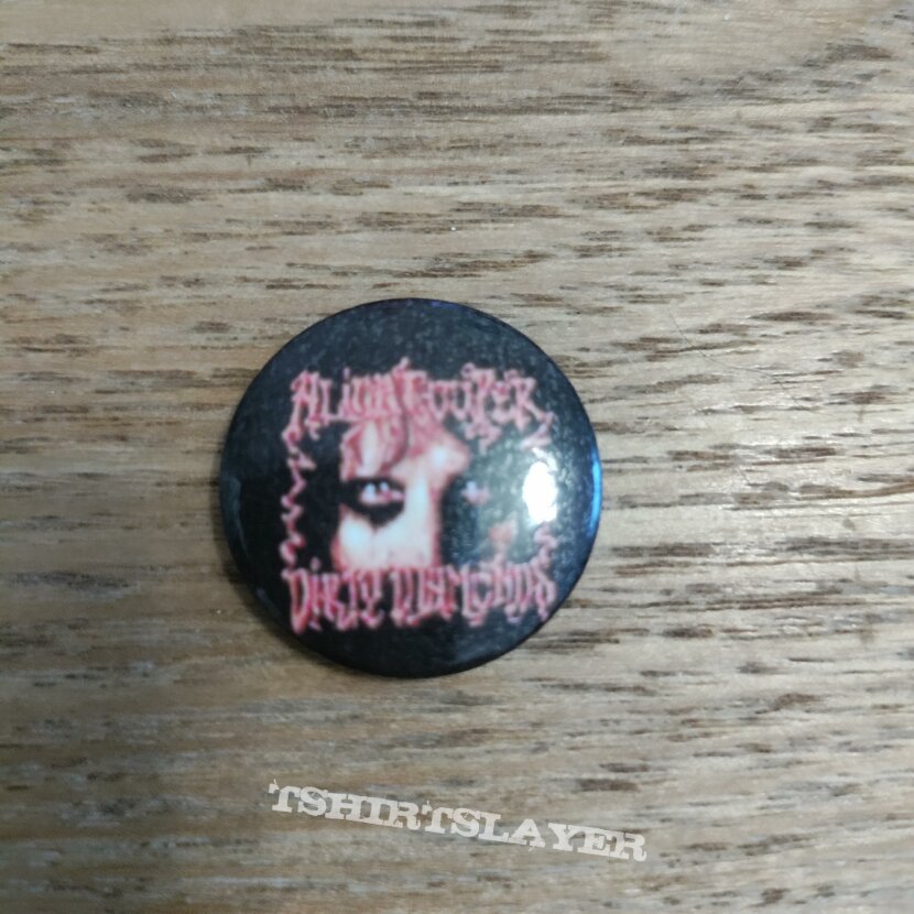 Alice Cooper Dirty Diamonds badge -25mm