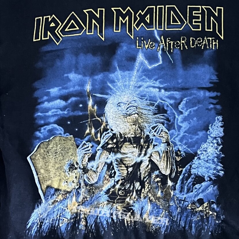Iron Maiden Live After Death t shirt