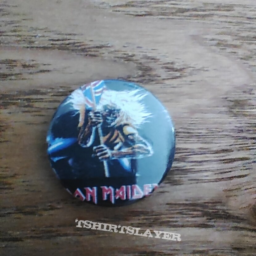 Iron Maiden Beast on the Road button badge -25mm 