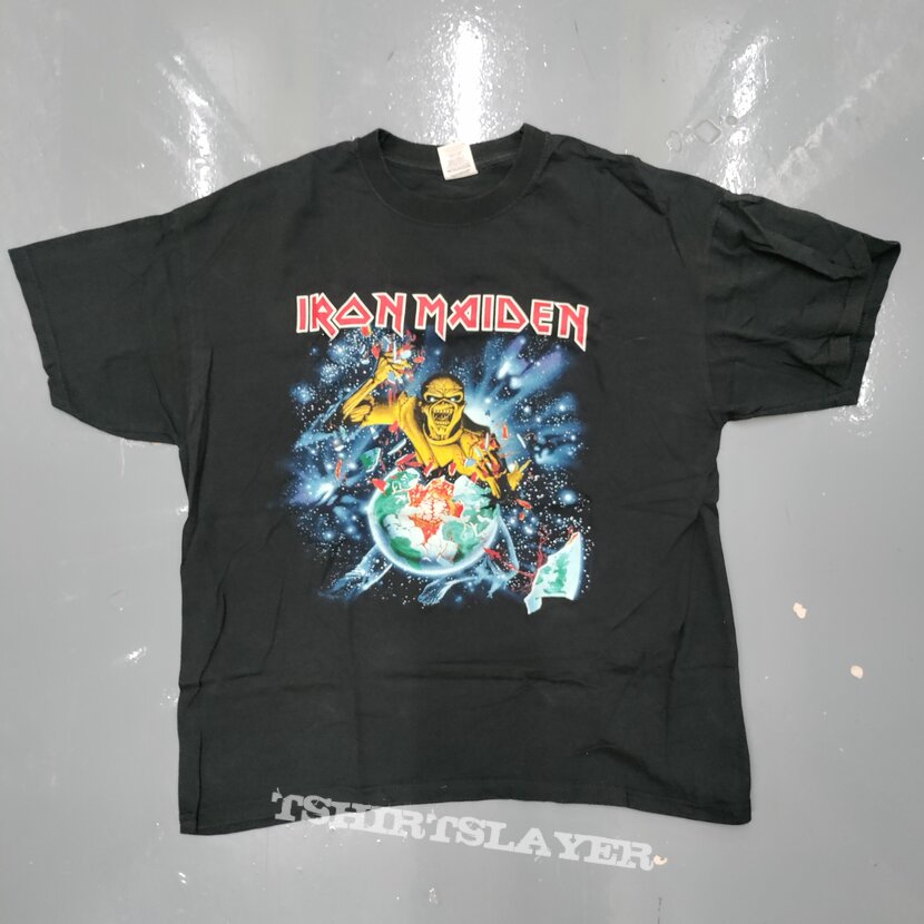 Iron Maiden Eddie Rips up Europe Summer 05 tour shirt