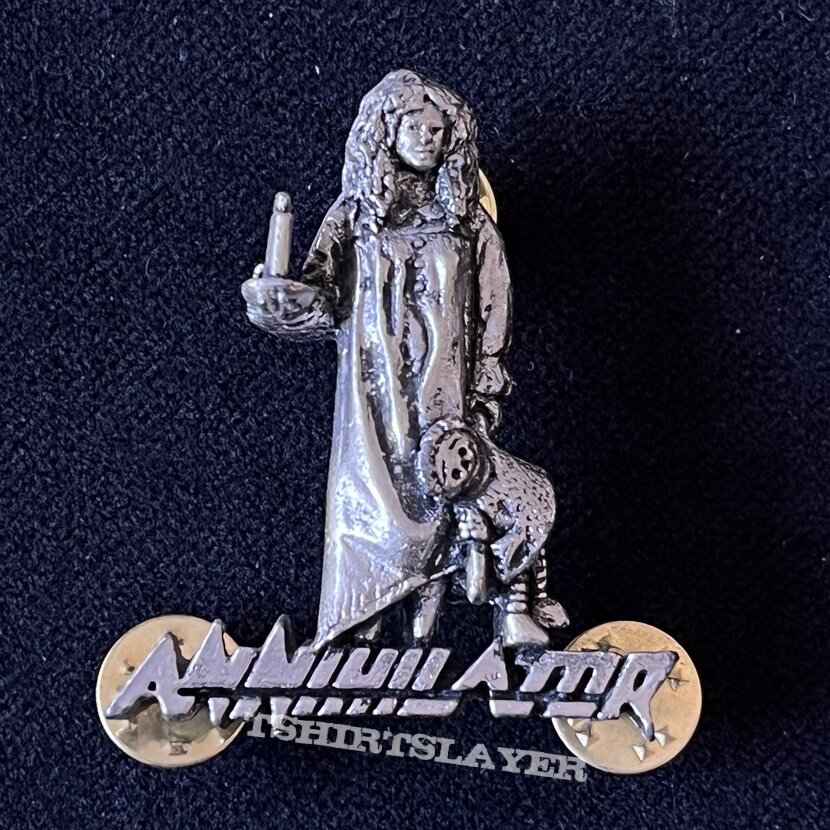Annihilator Alice in Hell cast metal pin