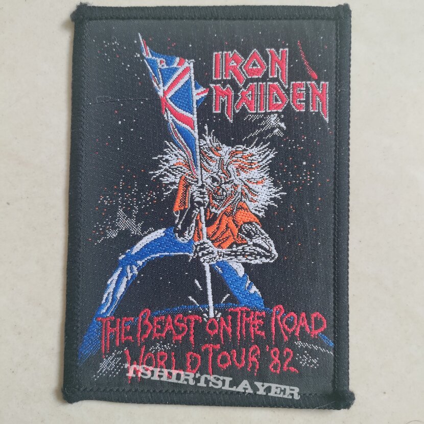 Iron Maiden Beast on the road World Tour 82 tour patch