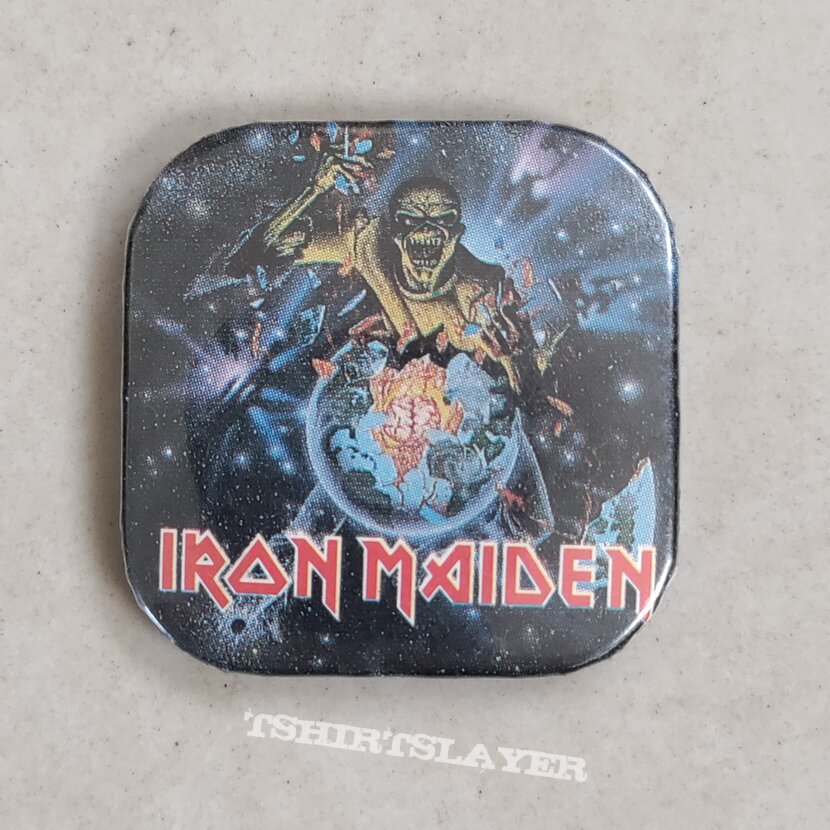 Iron Maiden World Piece Tour square badge