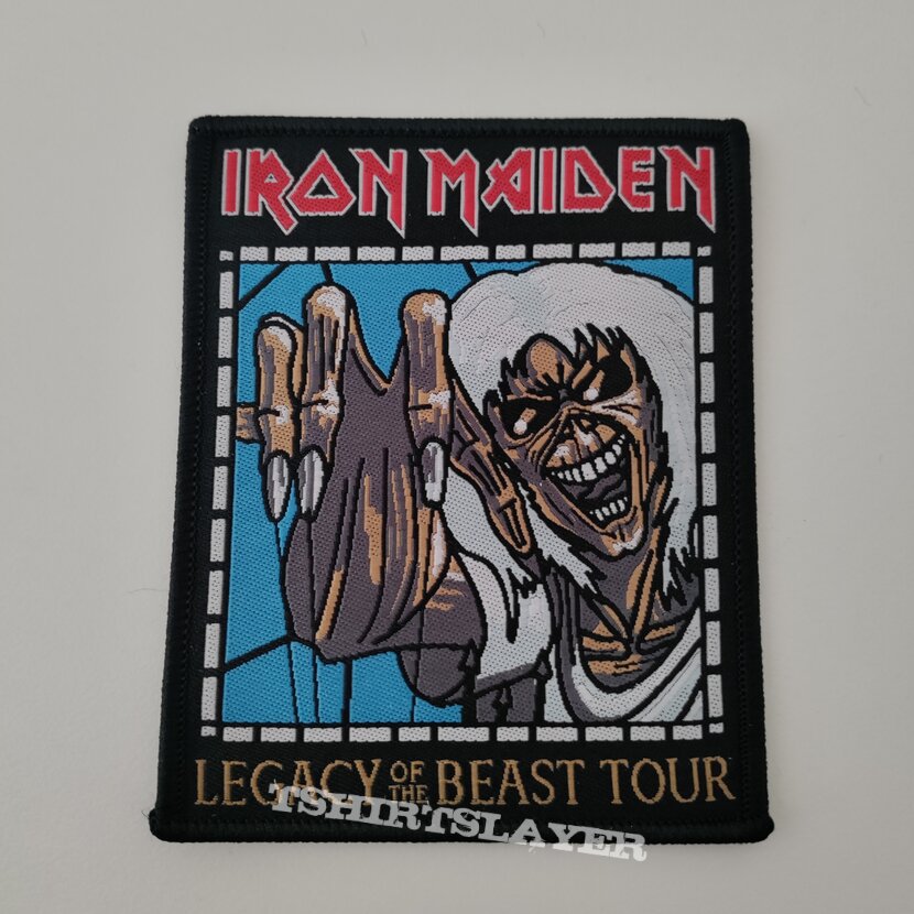 Iron Maiden Legacy of the beast tour patch NotB