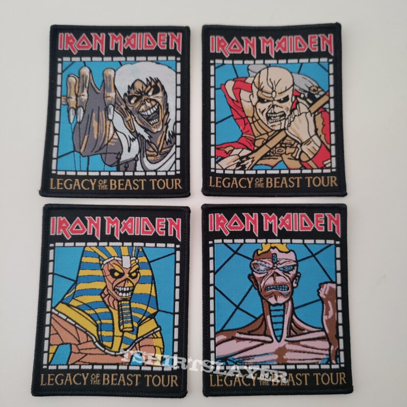 Iron Maiden Legacy of the beast tour patch NotB