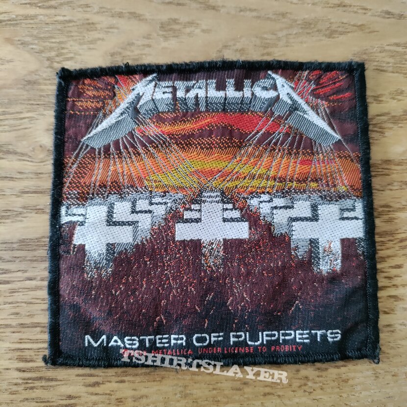 Metallica Master of Puppets square patch