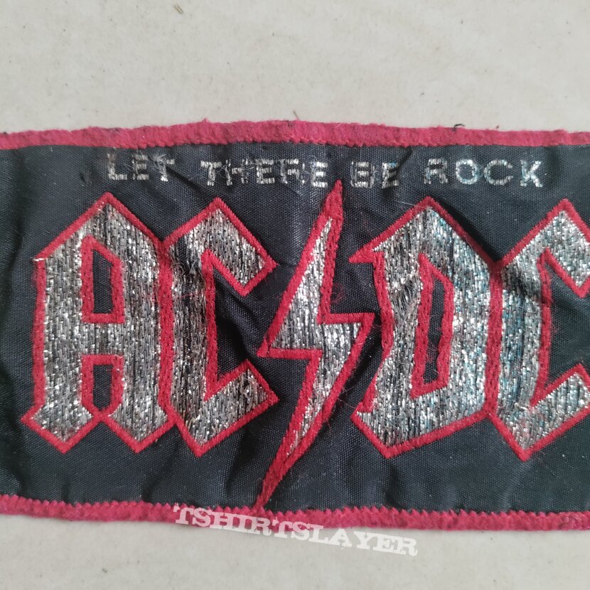 AC/DC Let There be Rock strip patch AC/DC Let There be Rock strip patch